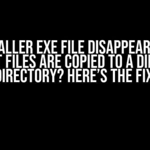 Pyinstaller EXE File Disappears When Project Files Are Copied to a Different Directory? Here’s the Fix!