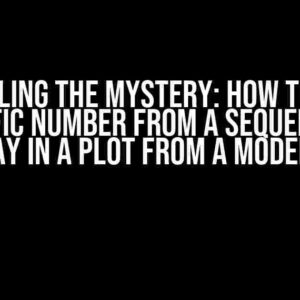 Unraveling the Mystery: How to Pick a Specific Number from a Sequence to Display in a Plot from a Model in R?